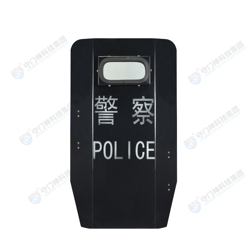 Five-level hand-held metal bulletproof shield _ police metal bulletproof shield level 5